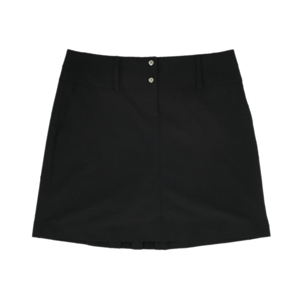 Annika Cutter & Buck Golf Tennis Skort Women's Size 2 Black Pleated Back‎